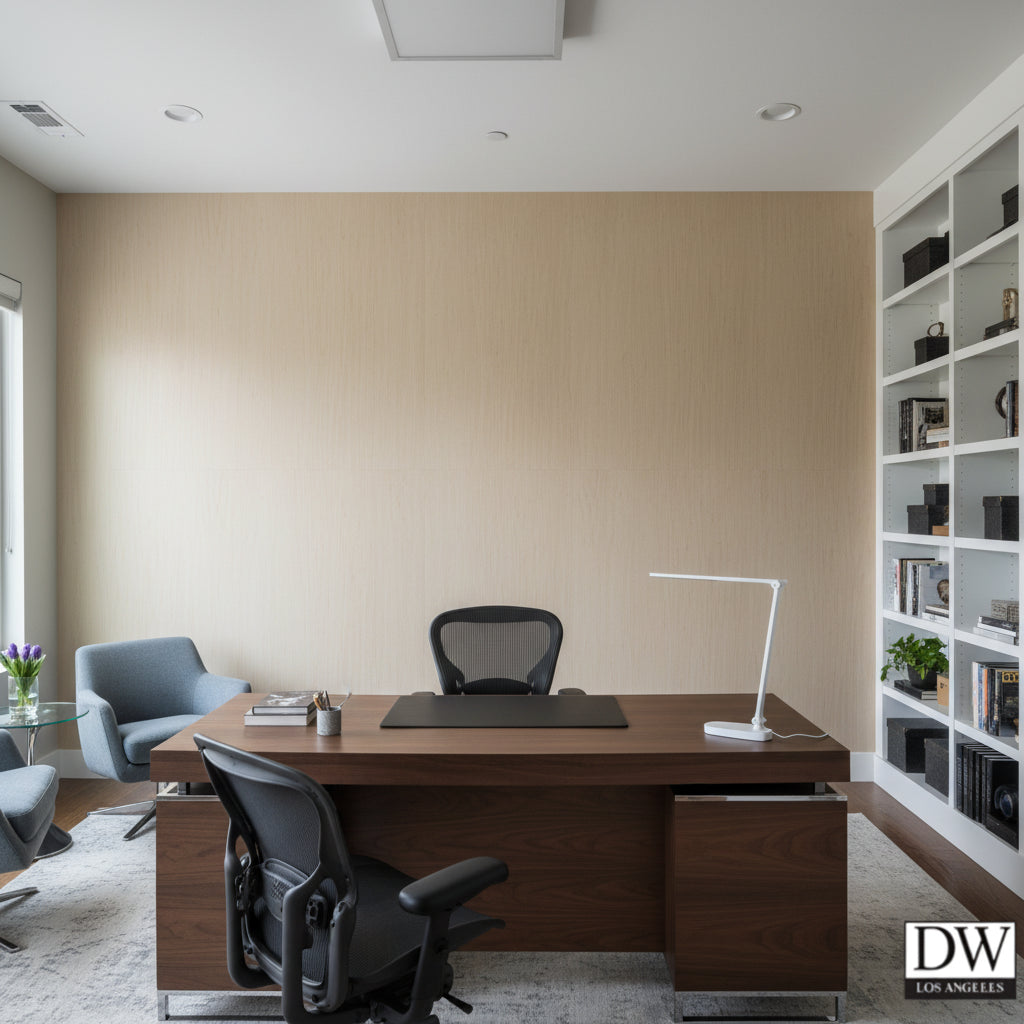 Biscay Bay Birch Wood Grain | Hollywood Wallcoverings view 4