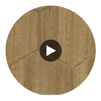 Highlands Honeycomb Wood Weave | Hollywood Wallcoverings view 2