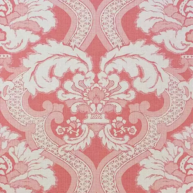 Meredith 04 - Coral Pink Wallcovering (main)