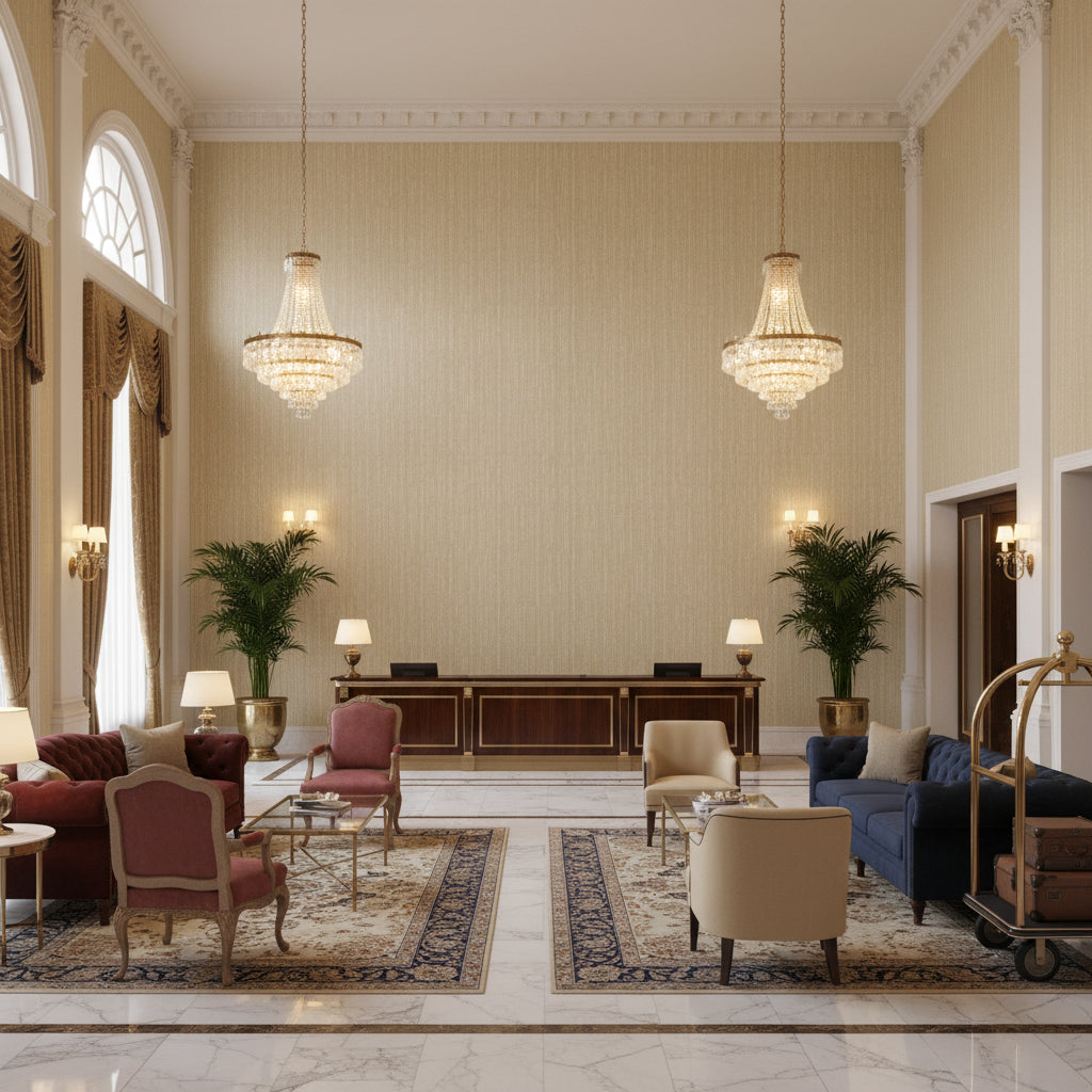 Barnard Type II Vinyl | Hollywood Wallcoverings view 3