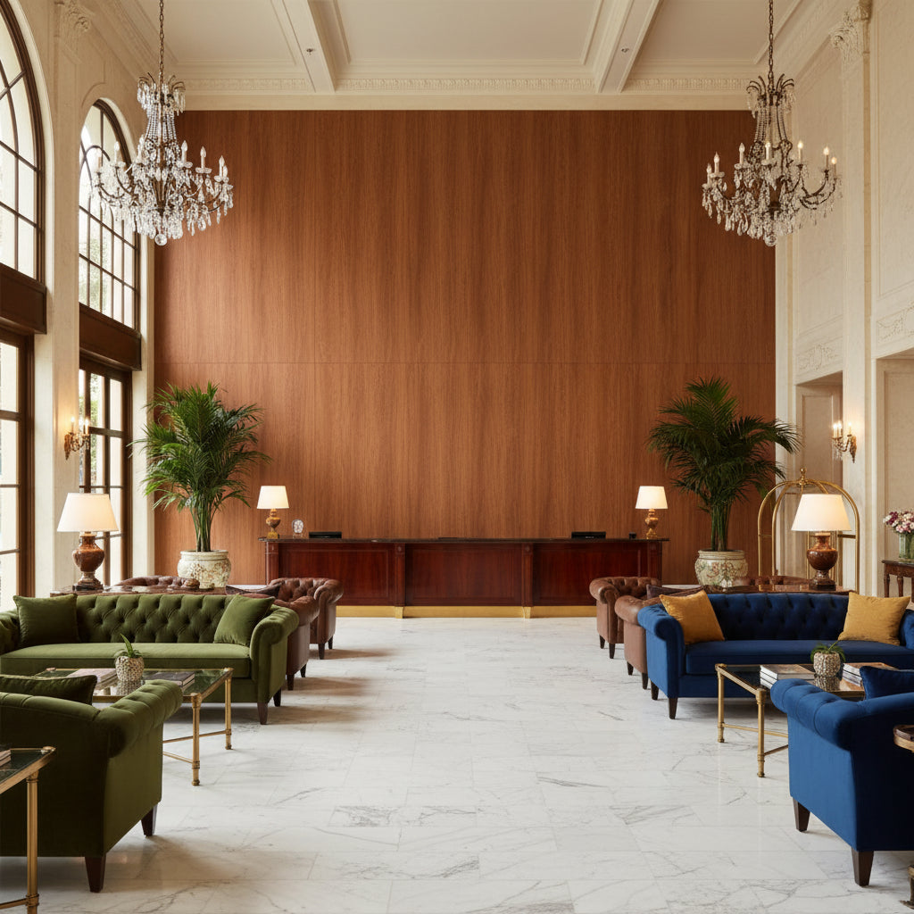 Biscay Bay Whiskey Wood Grain | Hollywood Wallcoverings (main)