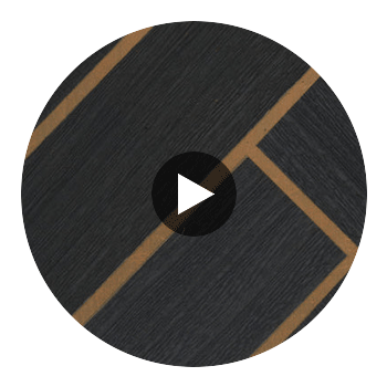 Palazzo Lane - Wood & Metal Chevron | Hollywood Wallcoverings view 2