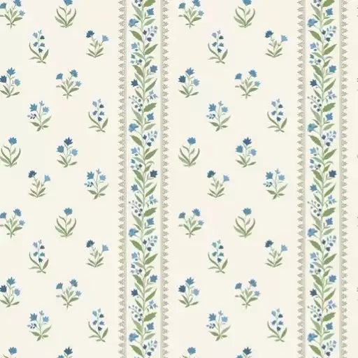 Petit Dapuri Stripe 03 - Blue Wallcovering (main)