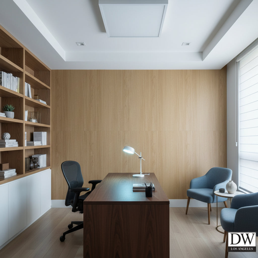 Biscay Bay Caramel Wood Grain | Hollywood Wallcoverings view 4