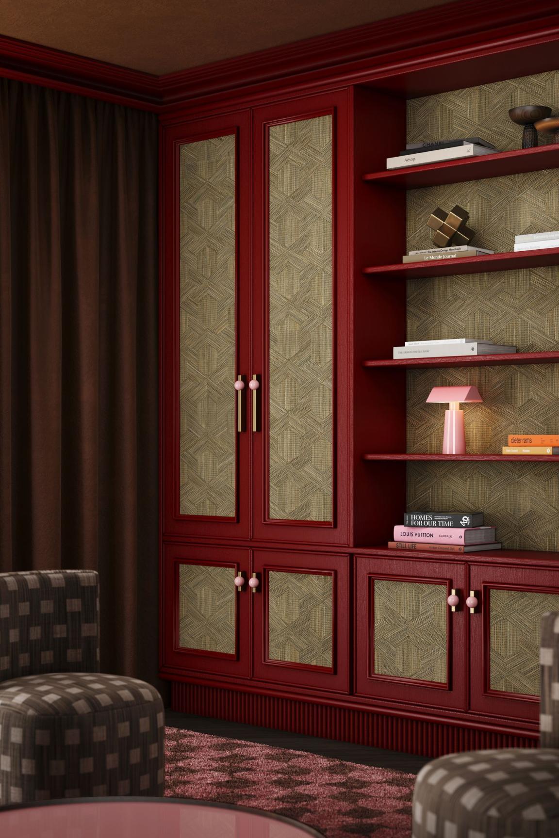 Sesame Contemporary Embossed Durable | Hollywood Wallcoverings view 4