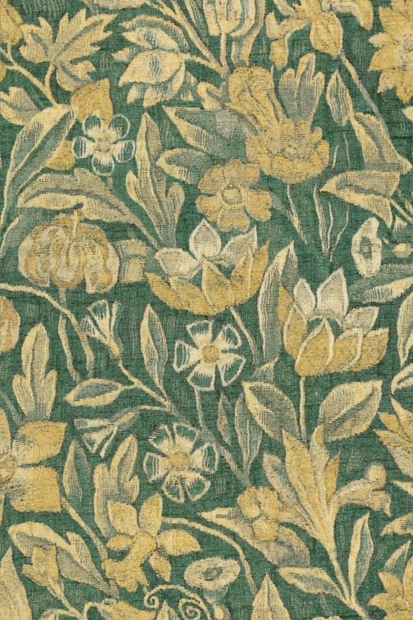 Bouquet Emerald Wallcovering view 2