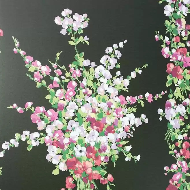 Suzhou 02 - Deep Charcoal Wallcovering (main)