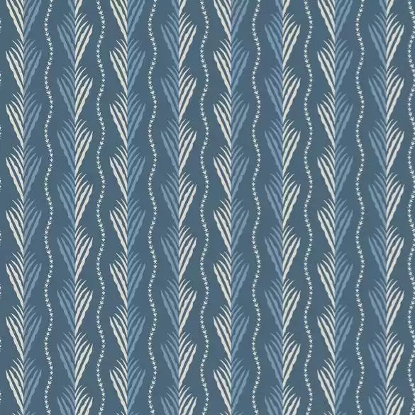 Meridor Stripe 06 - Blue Wallcovering (main)