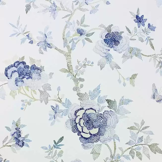Perdana 04 - Airy Blue Wallcovering (main)
