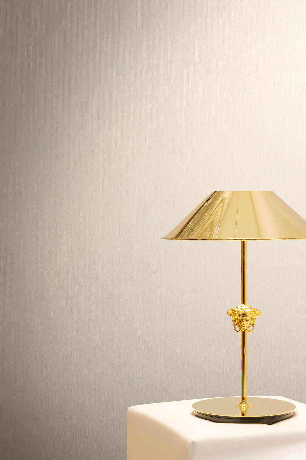 Barocco Linen Cream Wallcovering view 4