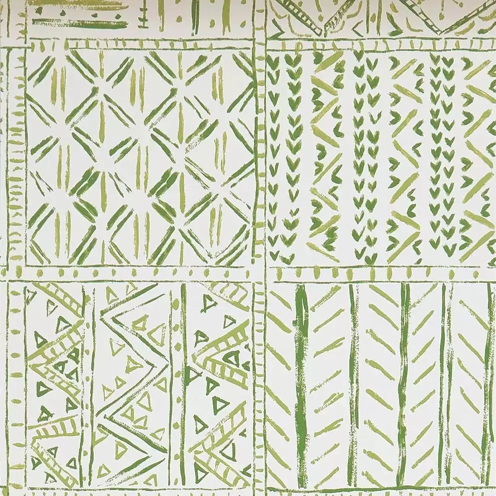 Cloisters 03 - Green Wallcovering (main)