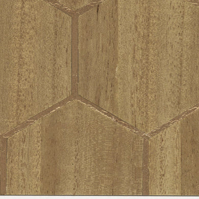 Highlands Honeycomb Wood Weave | Hollywood Wallcoverings (main)