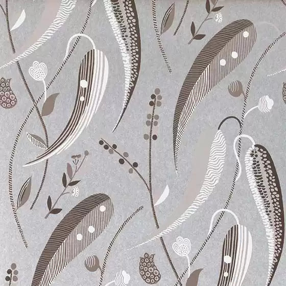 Colbert 06 - Grey Wallcovering (main)