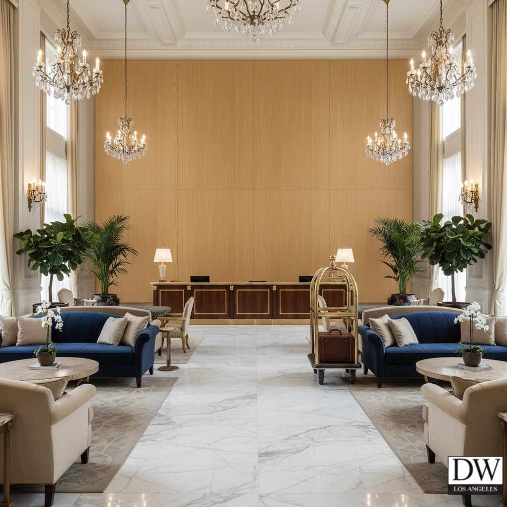 Biscay Bay Caramel Wood Grain | Hollywood Wallcoverings view 3