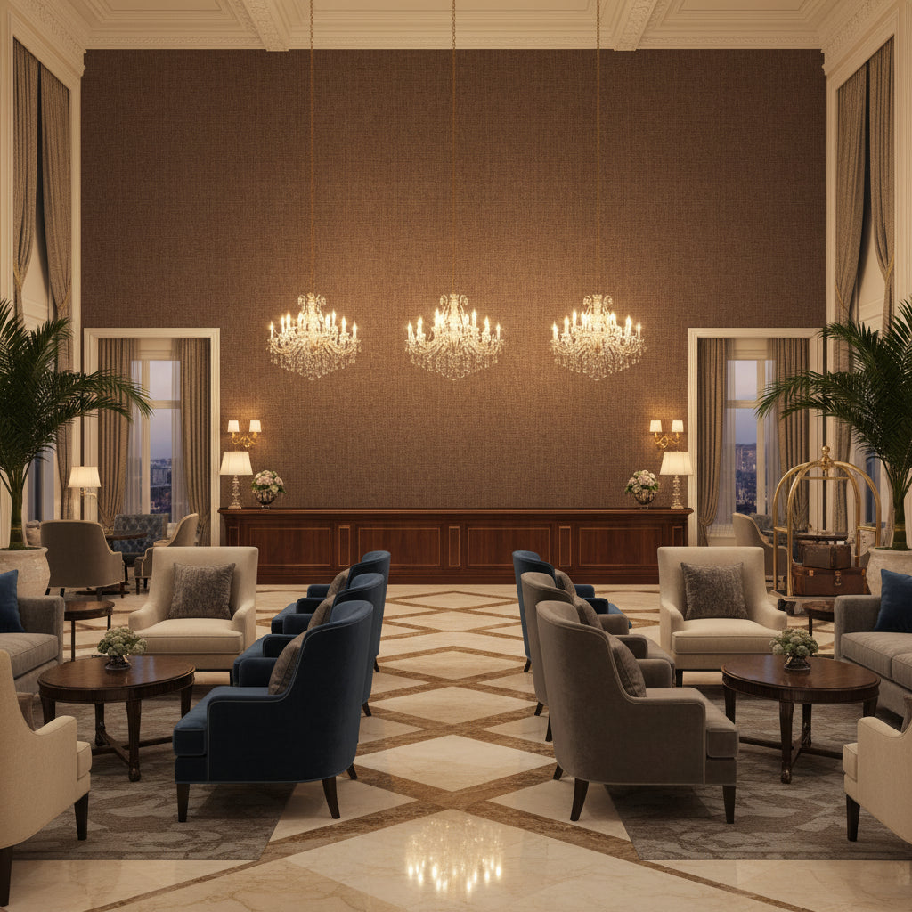Barnard Type II Vinyl | Hollywood Wallcoverings view 3