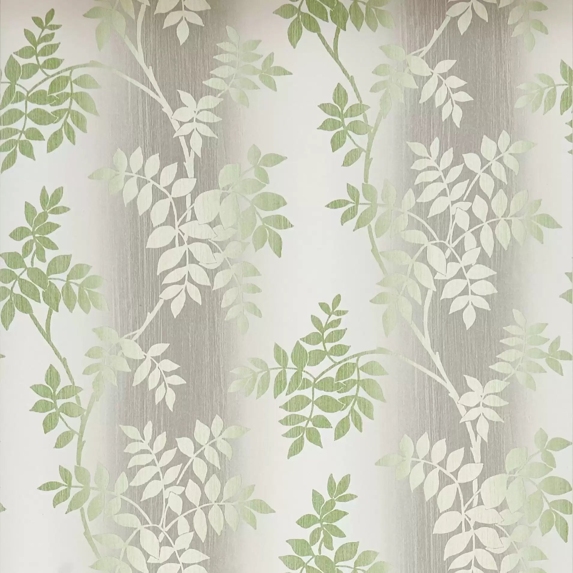 Posingford Leaves 05 - Green Wallcovering (main)
