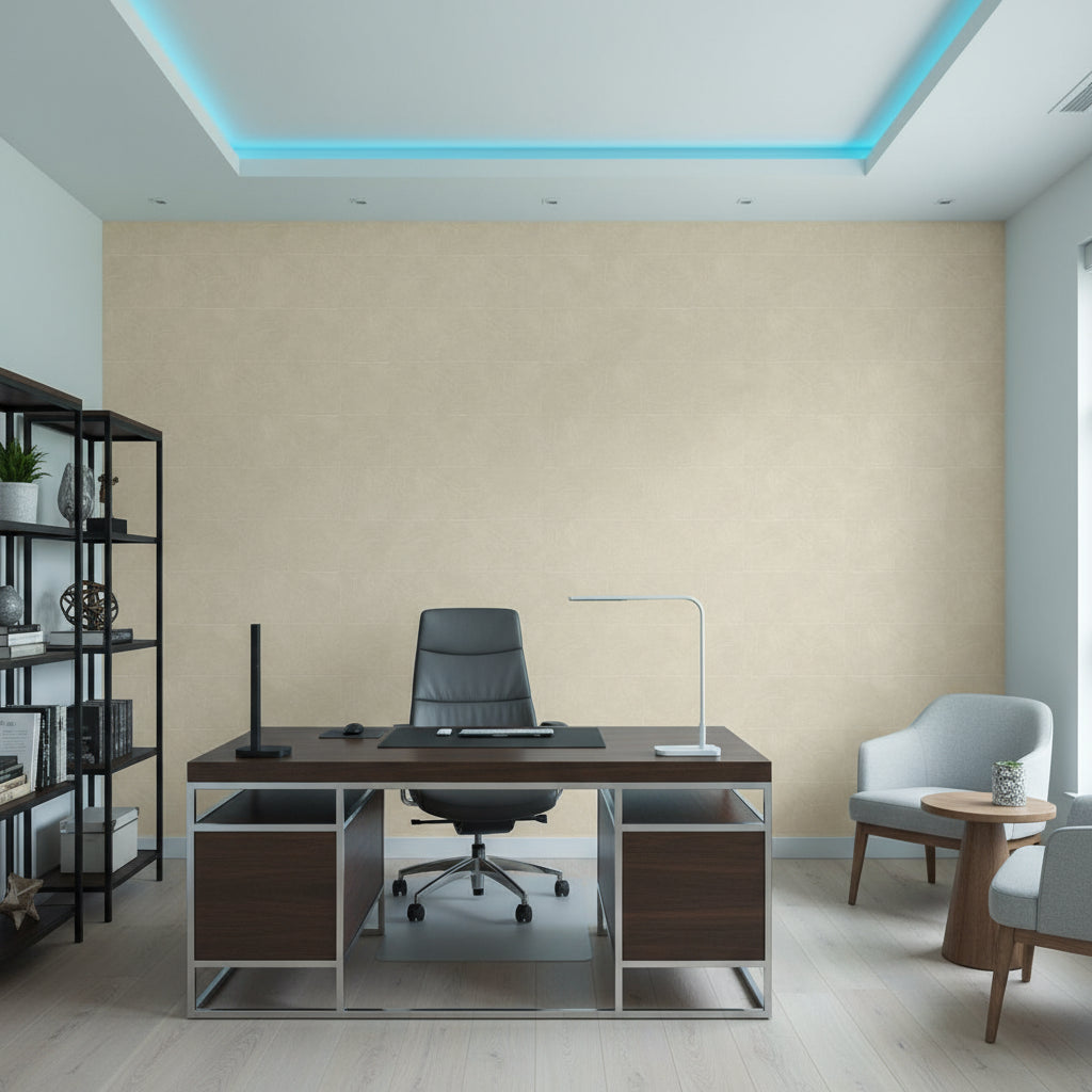 Faux Leaf Squares | Hollywood Wallcoverings view 3
