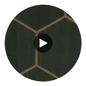 Highlands Honeycomb Wood Weave | Hollywood Wallcoverings view 2