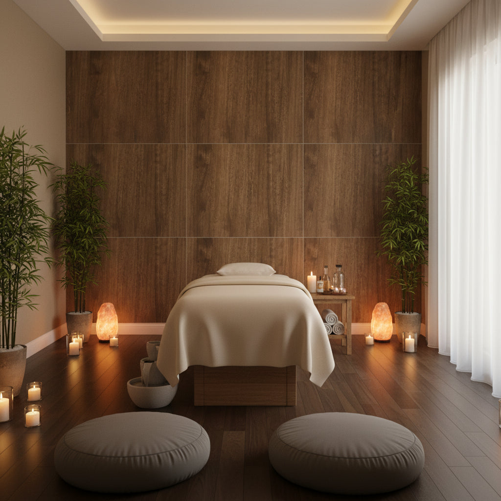 Biscay Bay Hickory Wood Grain | Hollywood Wallcoverings view 4