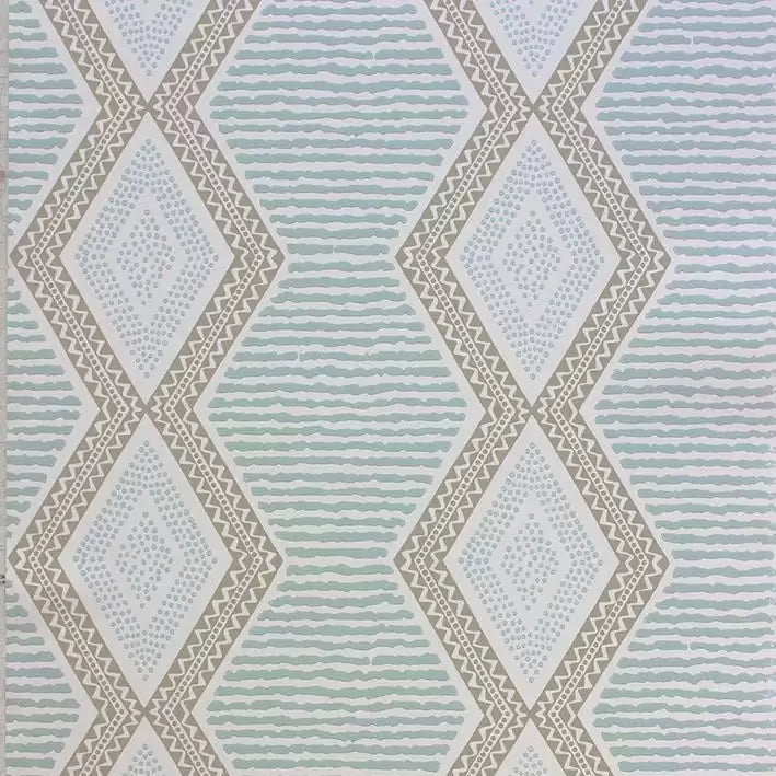 Belle Ile Stripe 04 - Blue Wallcovering (main)