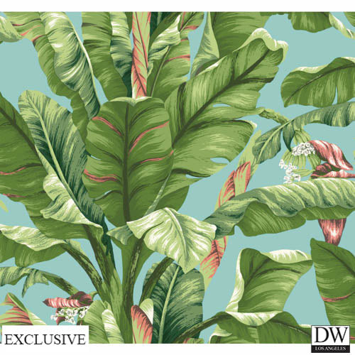 Ono Island Banana Leaf Wallcovering (main)