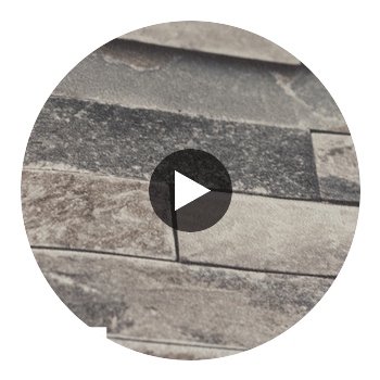 Vomera Aged Travertine Faux Tile | Hollywood Wallcoverings view 2