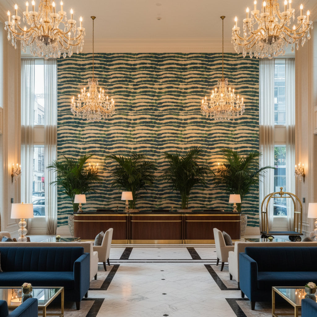 Labasa Marine Zebra | Hollywood Wallcoverings view 3