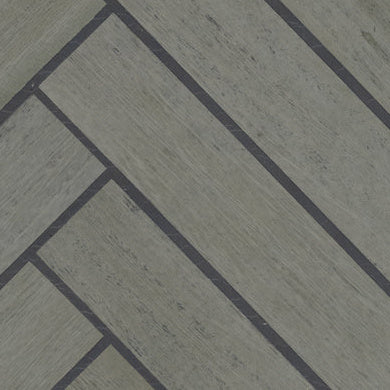 Palazzo Lane - Wood & Metal Chevron | Hollywood Wallcoverings (main)
