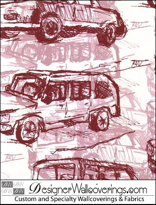 Route 66 Car Wallcovering (main)