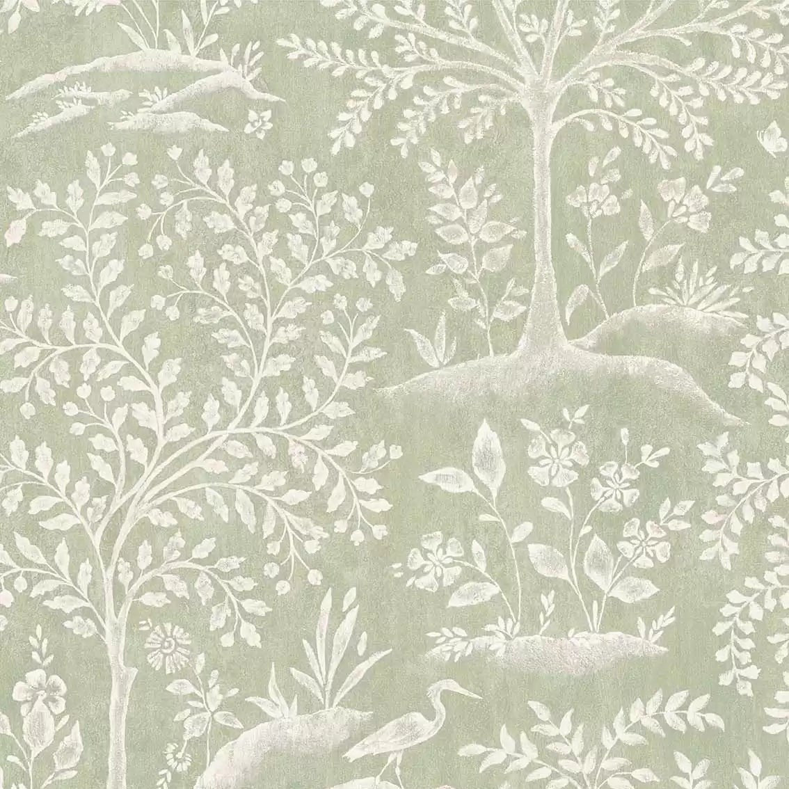 Foret 04 - Green Wallcovering (main)