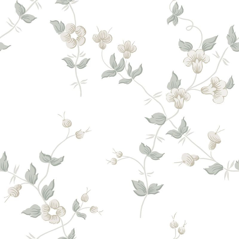 Maria spring green sample Wallcovering (main)