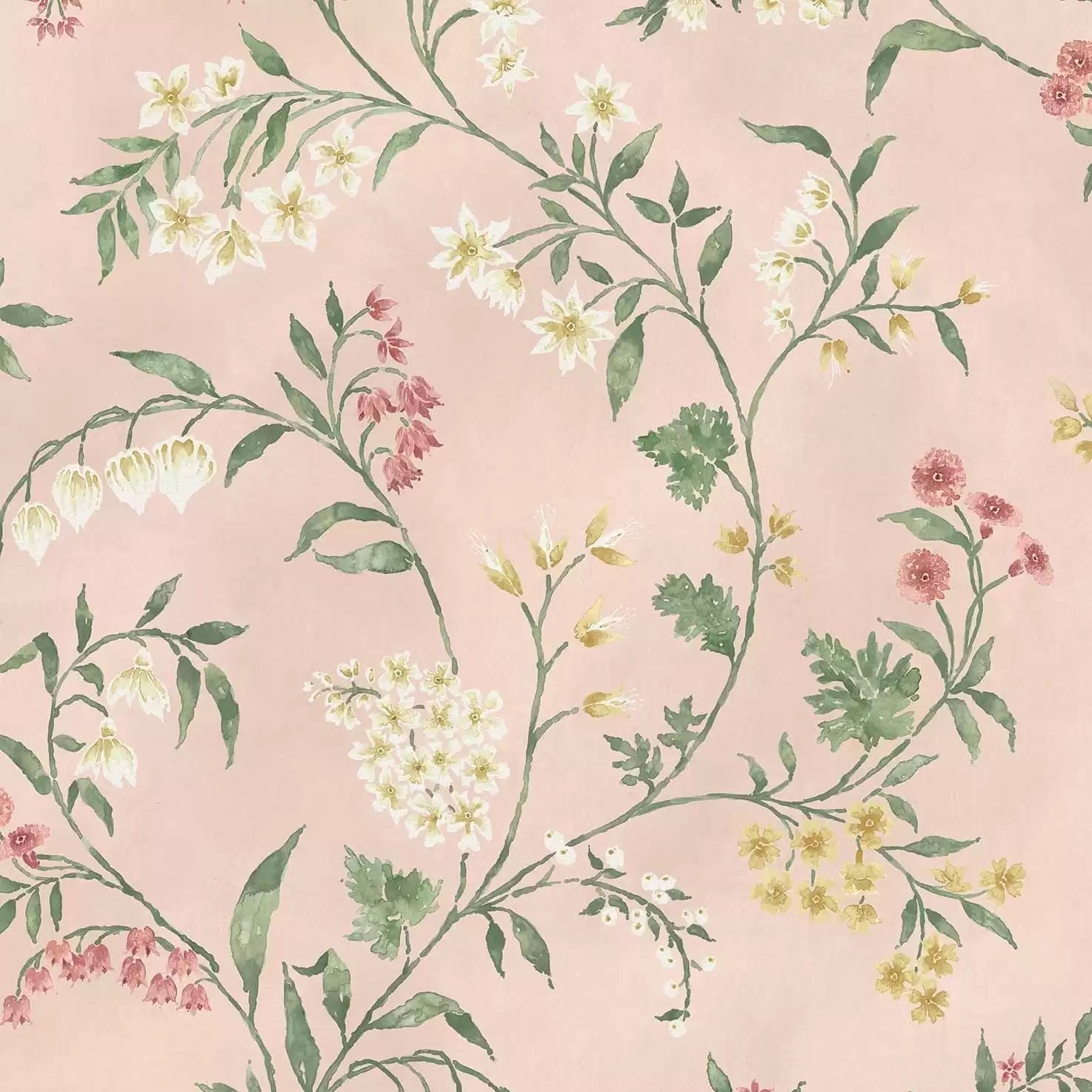 Almora 01 - Green Wallcovering (main)