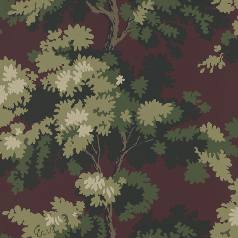 Raphael dark red Sample Wallcovering (main)
