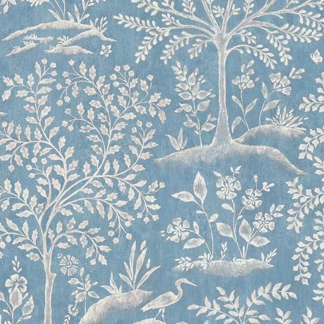 Foret 03 - Blue Wallcovering (main)
