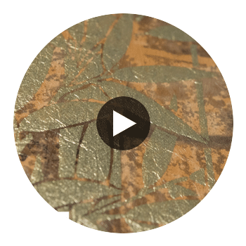 Labasa Gold Bamboo Over Stone | Hollywood Wallcoverings view 2