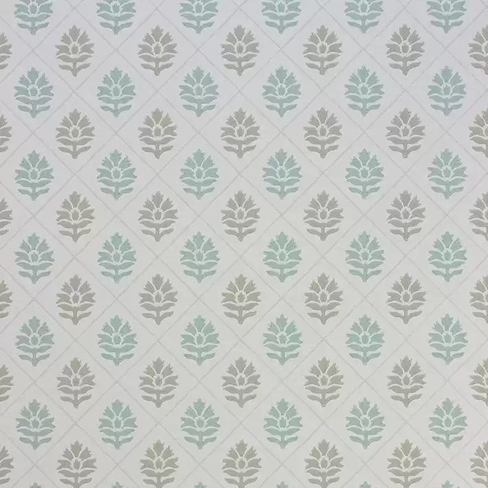 Camille 03 - Blue Wallcovering (main)