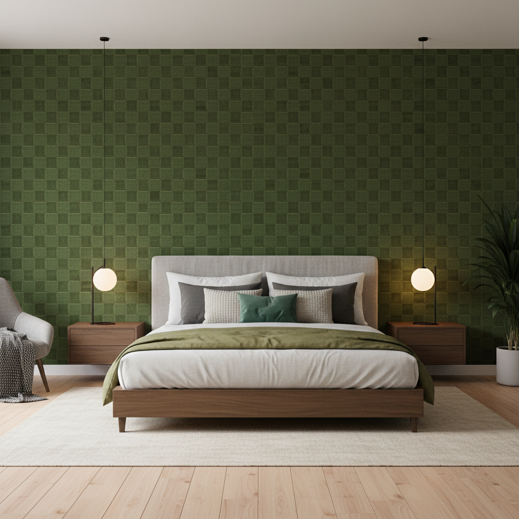 Levens Velvet - Leaf Green view 4