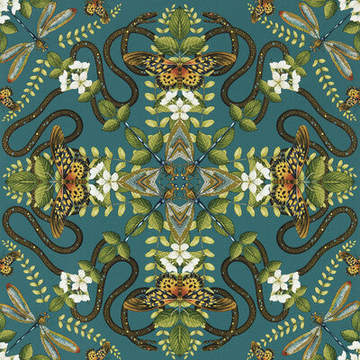 Emerald Forest Wp - Teal Multi (main)