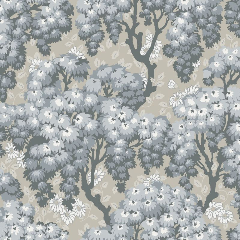 Ragnvi indigo blue sample Wallcovering (main)