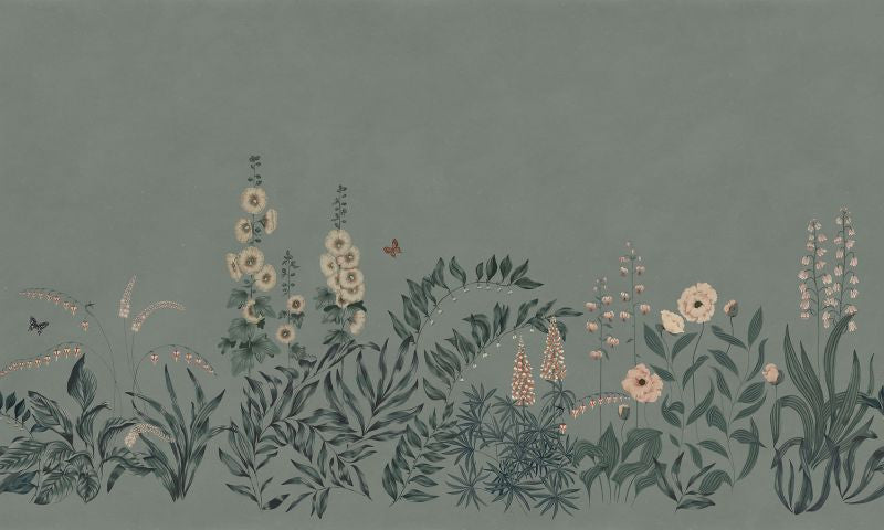 Aino sage green sample Wallcovering (main)