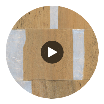 Waterlily Drive - Metal and Wood | Hollywood Wallcoverings view 2