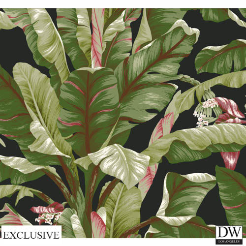 Ono Island Banana Leaf Wallcovering (main)