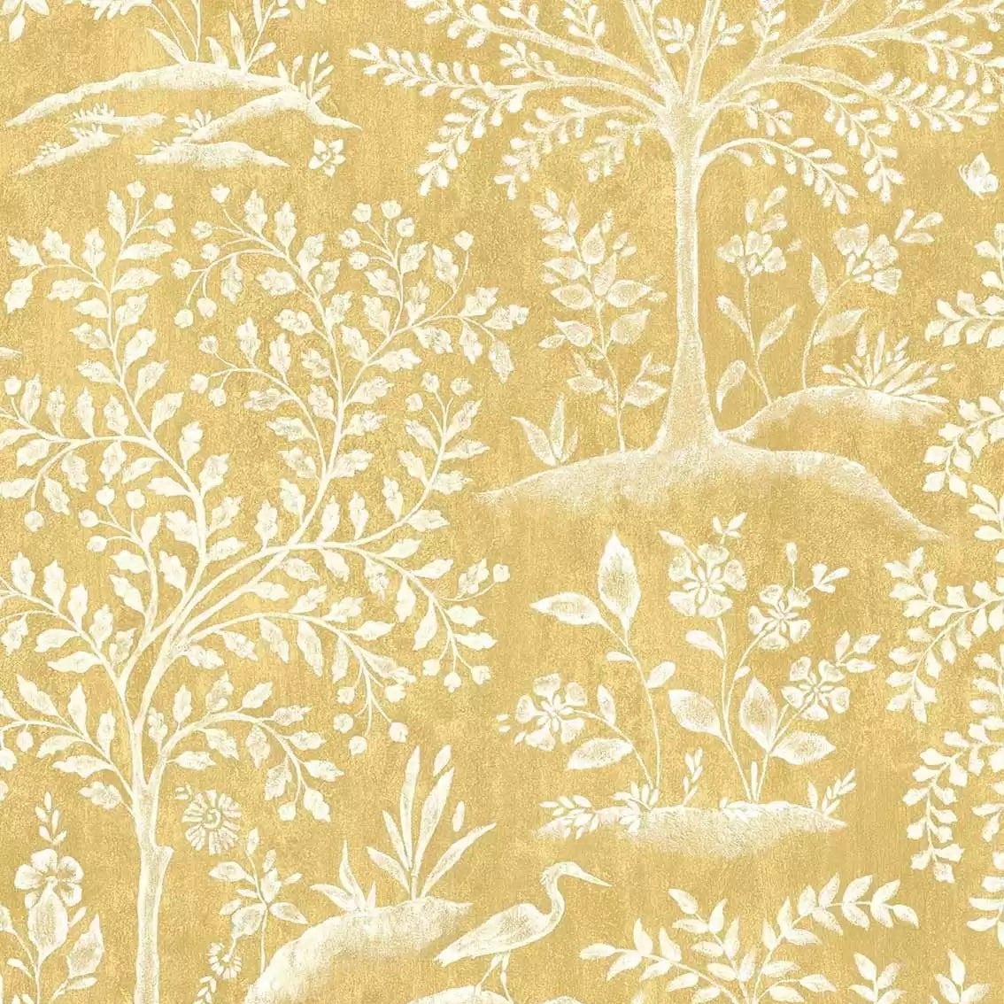 Foret 01 - Yellow Wallcovering (main)