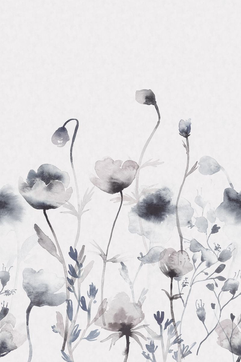 Morangen indigo blue sample Wallcovering (main)
