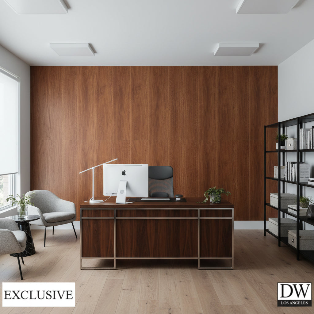 Biscay Bay Whiskey Wood Grain | Hollywood Wallcoverings view 3