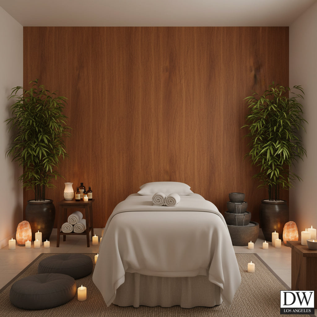 Biscay Bay Whiskey Wood Grain | Hollywood Wallcoverings view 4