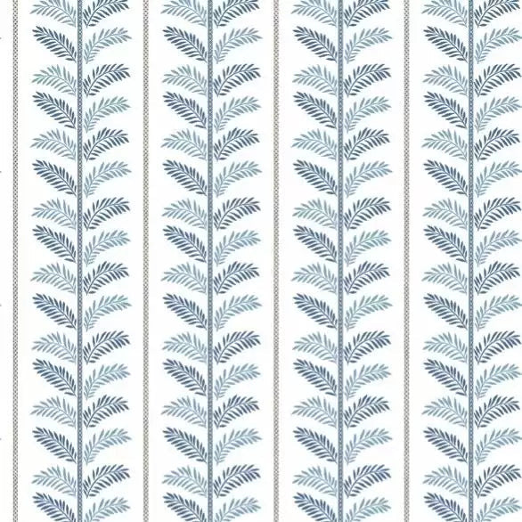 Plumier Stripe 02 - Blue Wallcovering (main)