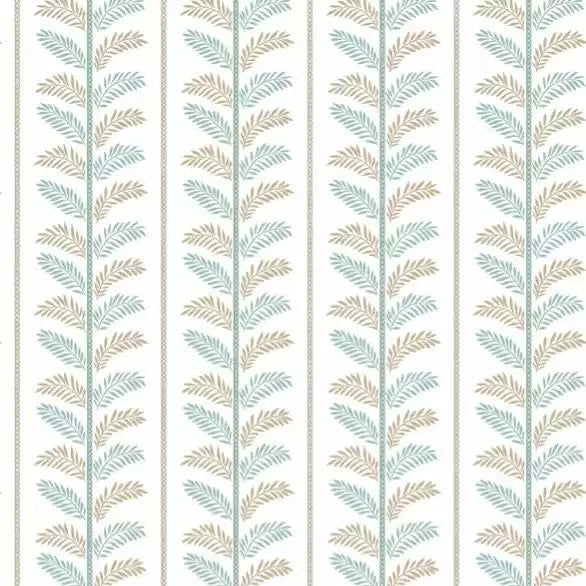 Plumier Stripe 01 - Blue Wallcovering (main)